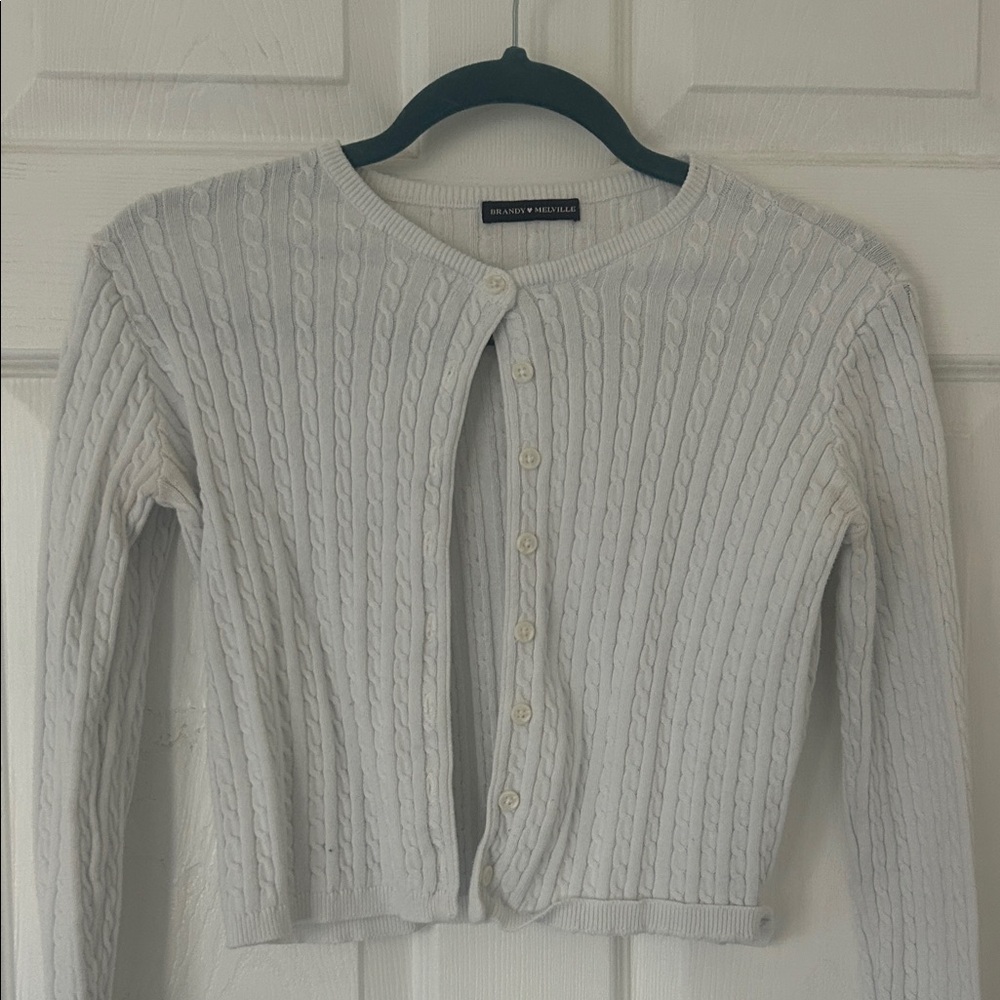 Brandy Melville Cable Knit Cardigan